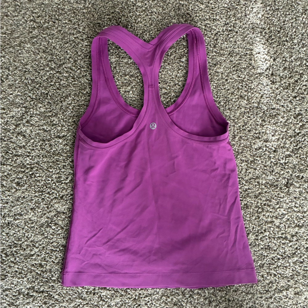 Lululemon Purple Racerback Tank Top
